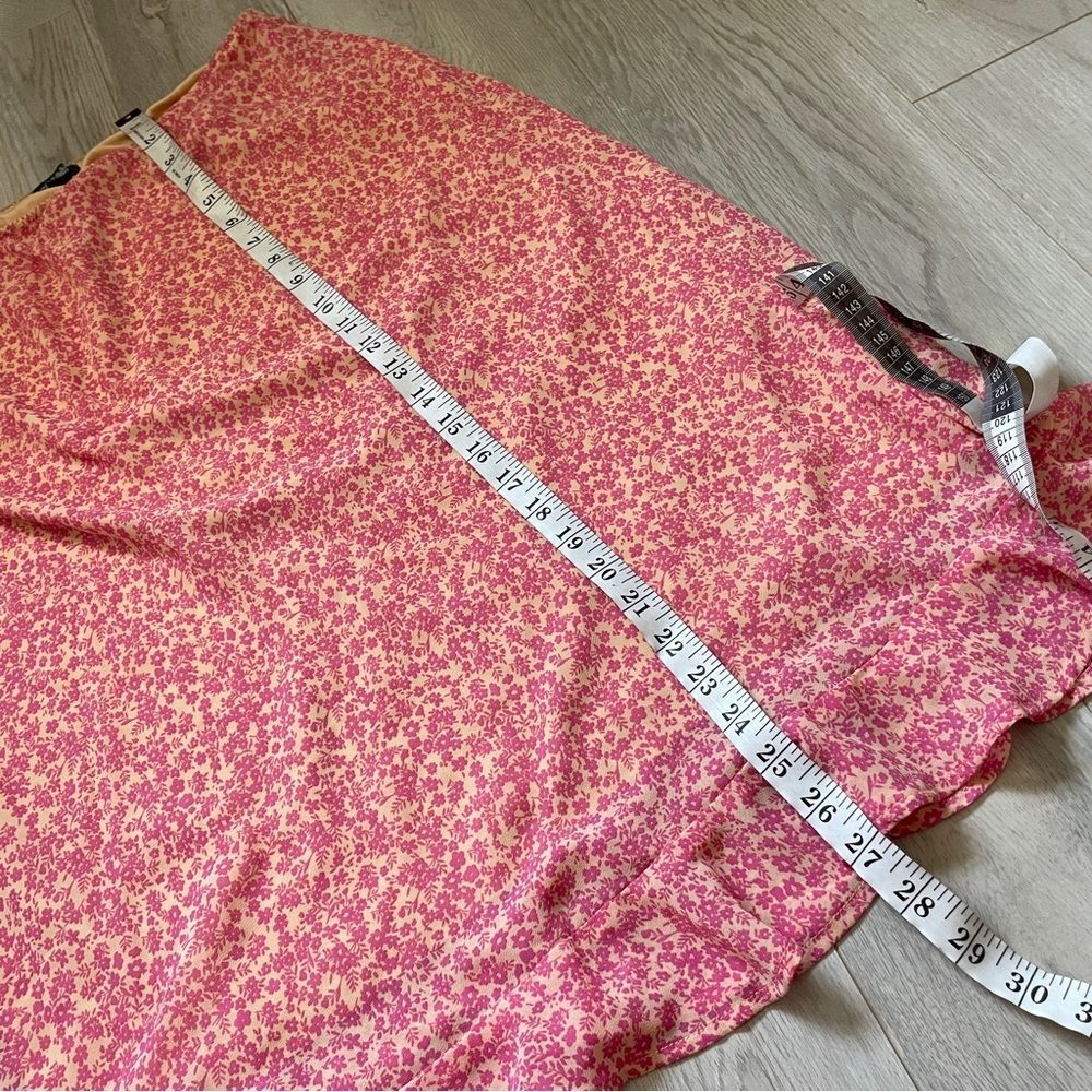 Target Wild Fable Floral Midi Skirt Pink (XLarge) peasant fairy cottagecore - Picture 3 of 6